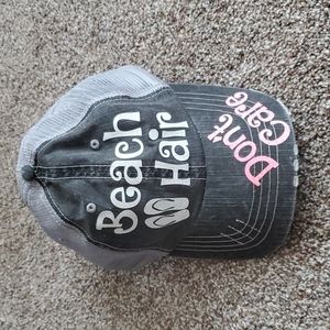 Beach Hair Don't Care Baseball Cap